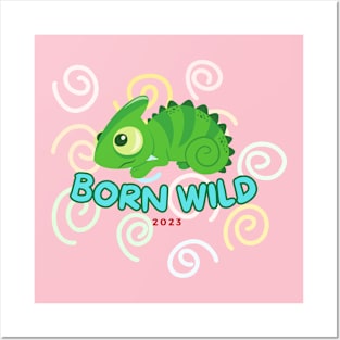 cute lizard Posters and Art